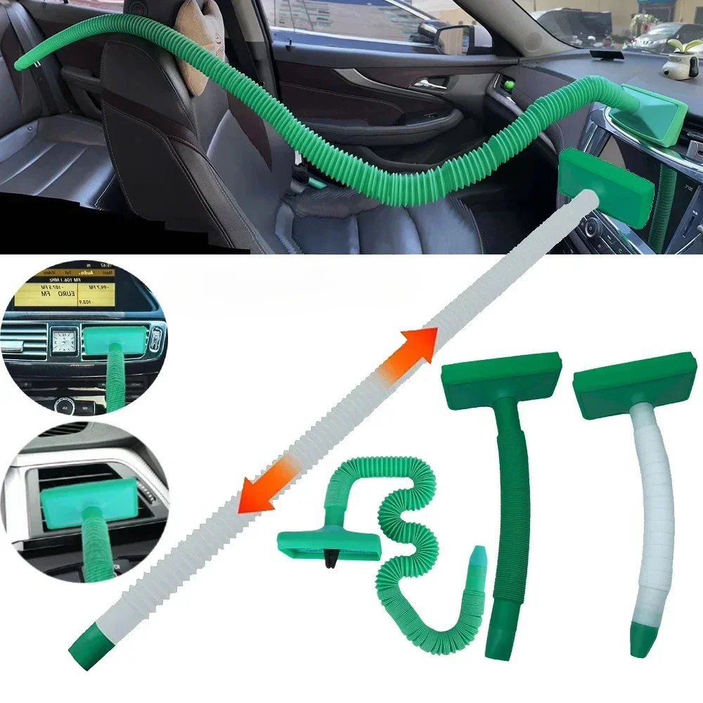 

Air Vent Cooler Car Air Conditioning Vent Cooler Conditioner Ventilation Fan Adjustable Length Auto Seat Cooler Tube Car Parts