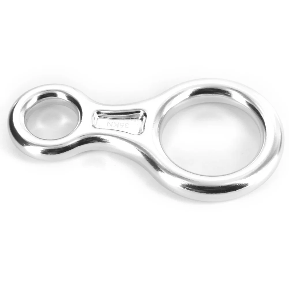 

Rock Climbing Descender Rappelling Ring Carabiner Mountain Buckle Equipment Downhill