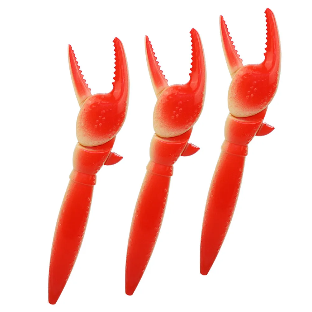 

3Pcs Whimsical Lobster Claws Ballpoint Pen Smooth Writing Ink for Business Notes Signatures Desk Stationery Use