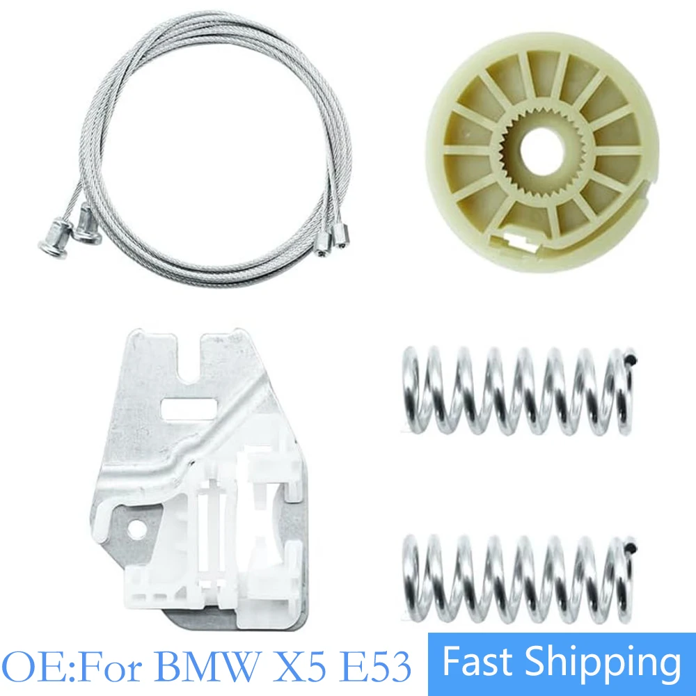 

Window Regulator Repair Kit Clip for BMW X5 E53 2000 2001 2002 2003 2004 2005 2006 2007 Rear Left Right Driver Side 51357125059