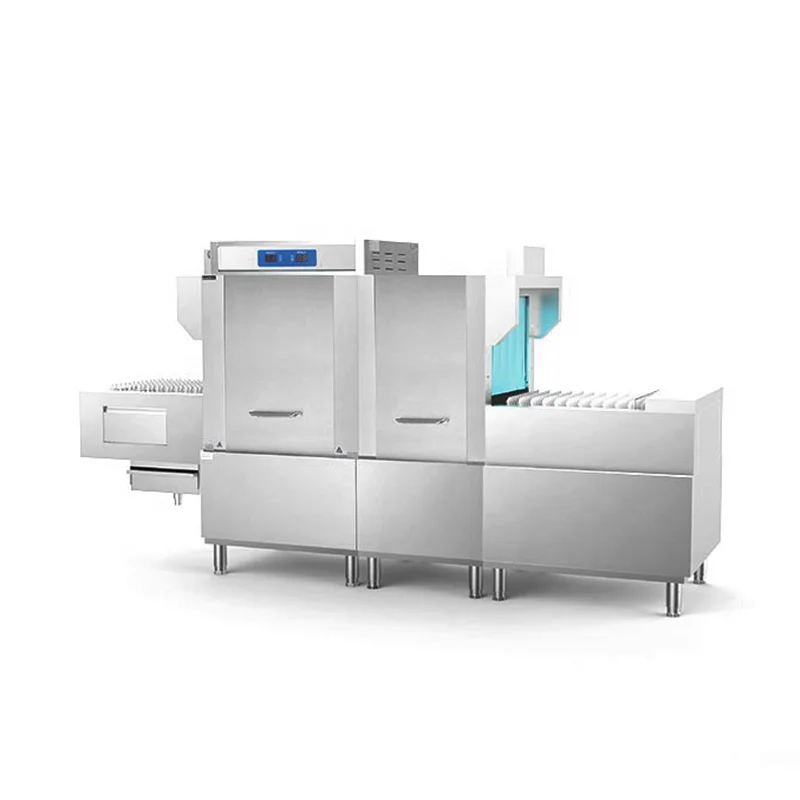 Freestanding Commercial Dishwasher / Industrial Dish conveyor Washing Machine / Automatic Dish Washer for restaurant