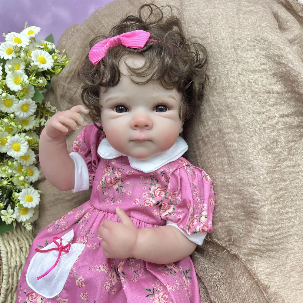 bzdoll-18inch-lifelike-reborn-baby-doll-toy-real-look-45cm-full-body-vinyl-fashion-birthday-gift-for-children