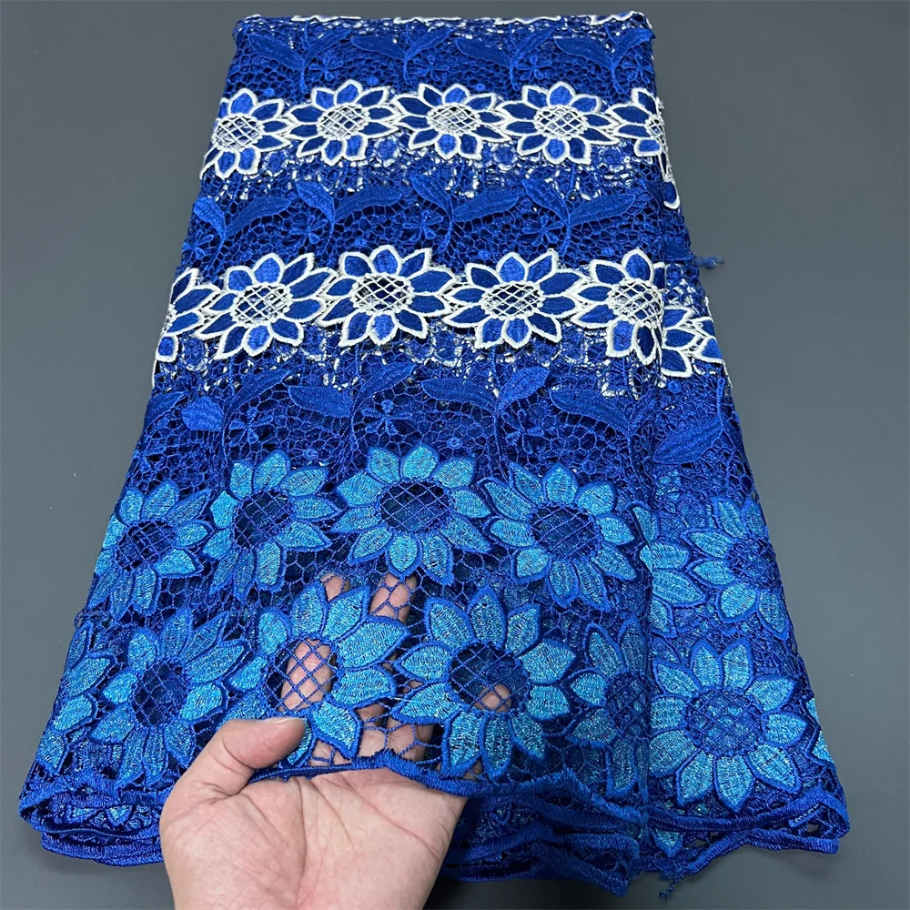 

Pure Embroidery Tulle Lace Fabric for Party, Damask Dress, High Quality, African, Nigeria Fashion,zj088 Wedding, 5Yard, 2025