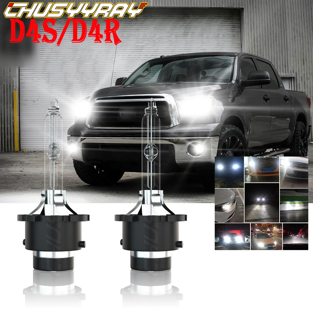 

CHUSYYRAY Compatible For Toyota Avalon 2014 2015 2016-2019 2x D4S HID Xenon Headlight Bulbs Low Beam Kit 6000K Car lights luzes