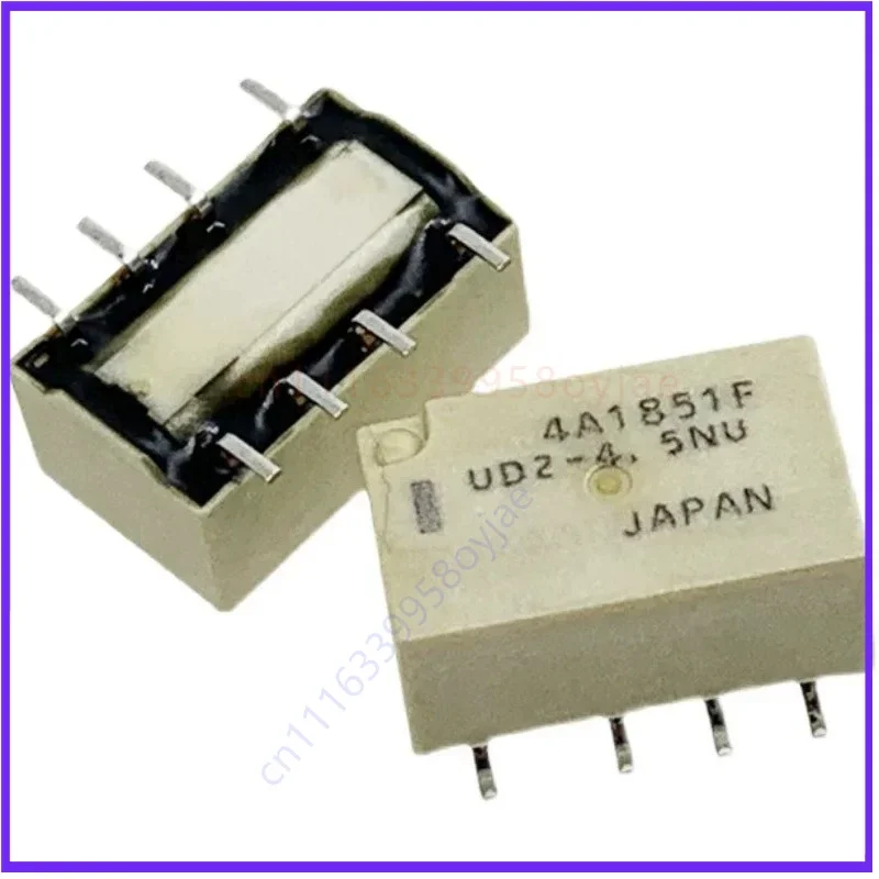20pcs  Genuine UD2-4.5NU UD2-5NU UD2-12NU Relay for Signal Switching,8Pin 1A DPDT