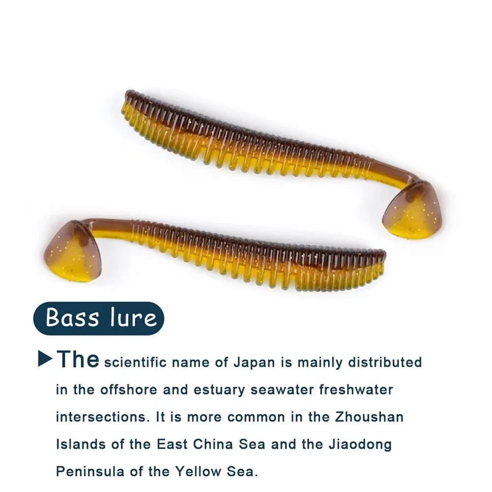 NGB Fishing Lures 75mm 100mm 125mm Artificial Baits Wobblers Soft Lures Shad Carp Silicone Fishing Soft Baits Tackle