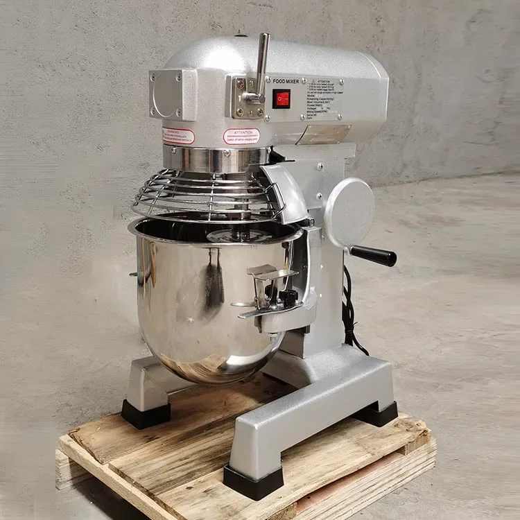 Commercial Dough Mixer, 220V Cake Bakery Machines, 10L 20L 30L Available, Three Speeds Selectable,Suitable for Bakery