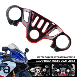 RS660 Motorcycle Upper Top Clamp Modified Accessories For Aprilia RS 660 2021-2024 Front Fork Triple Tree Top Clamp Parts