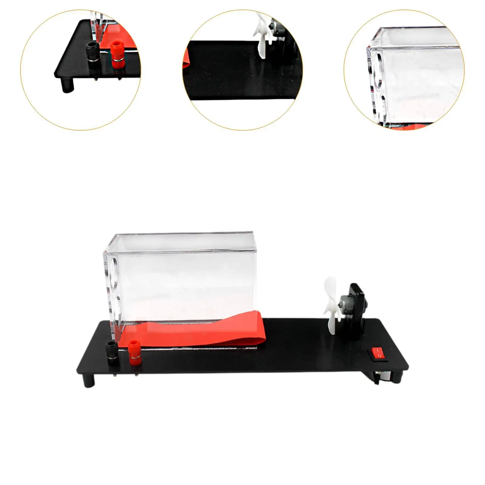 Set di esperimenti di fisica Principio della forza di sollevamento dell'aereo Facile da trasportare Robusto modello di smontaggio multiuso per la scuola media