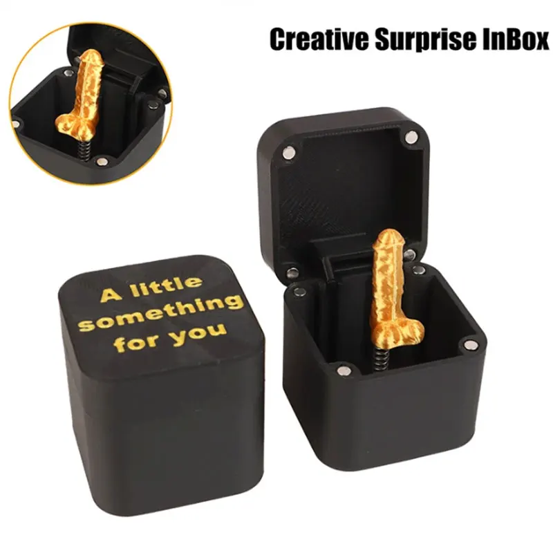 Spoof Middle Finger In The Box Funny Novelty Prank Gifts Surprise Gift Pop Up Box Toys For Men Christmas Creative Funny Gifts