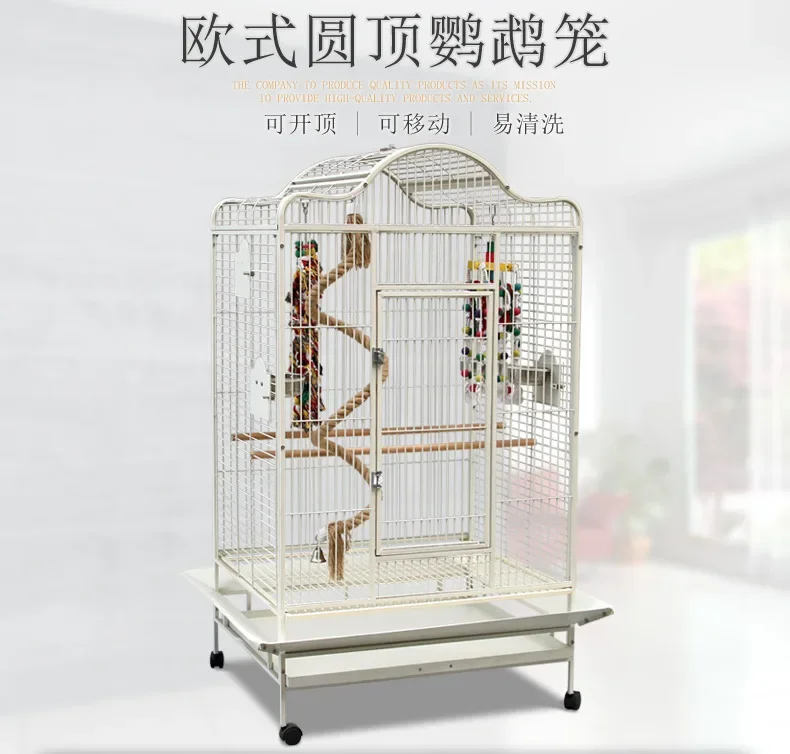 Portable Pet Cage, Pet Display Cage, Wire Bird Cage, Parrot Cage 8336