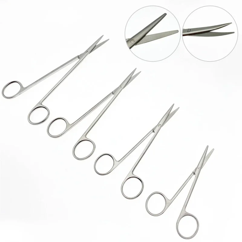 Forbici smussate chirurgiche in plastica Operazione del reparto nasale Forbici a doppia palpebra