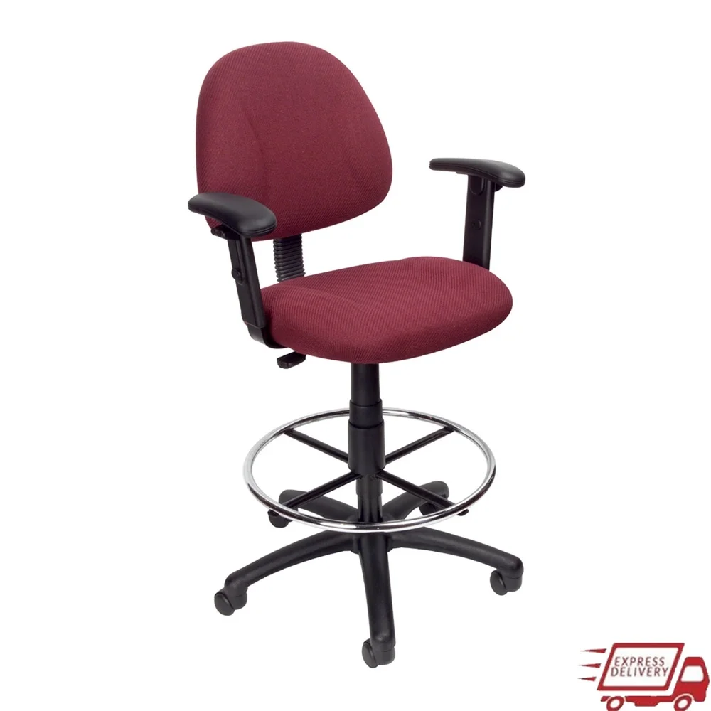 

Эргономичный табурет для черчения с регулируемыми подлокотниками, контурное сиденье и спинка, сверхмощные ролики, офисная домашняя комната для рукоделия