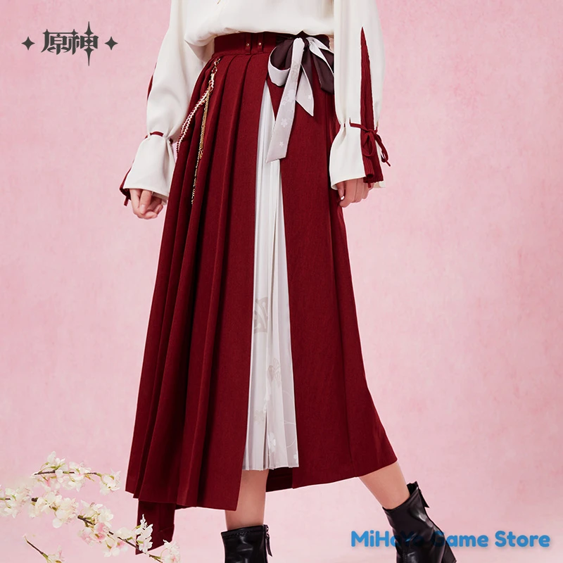 Yae Miko Skirt MiHoYo Official Genuine Genshin Impact Yae Miko Theme Impression Series Skirt Original Cosplay YaeMiko Dress