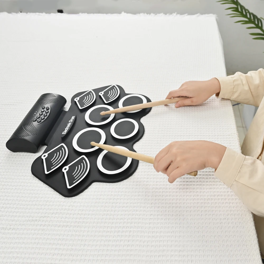 Customized Digital Drum Pad Wi - đánh giá và giá Electronic Drum Set Roll Up