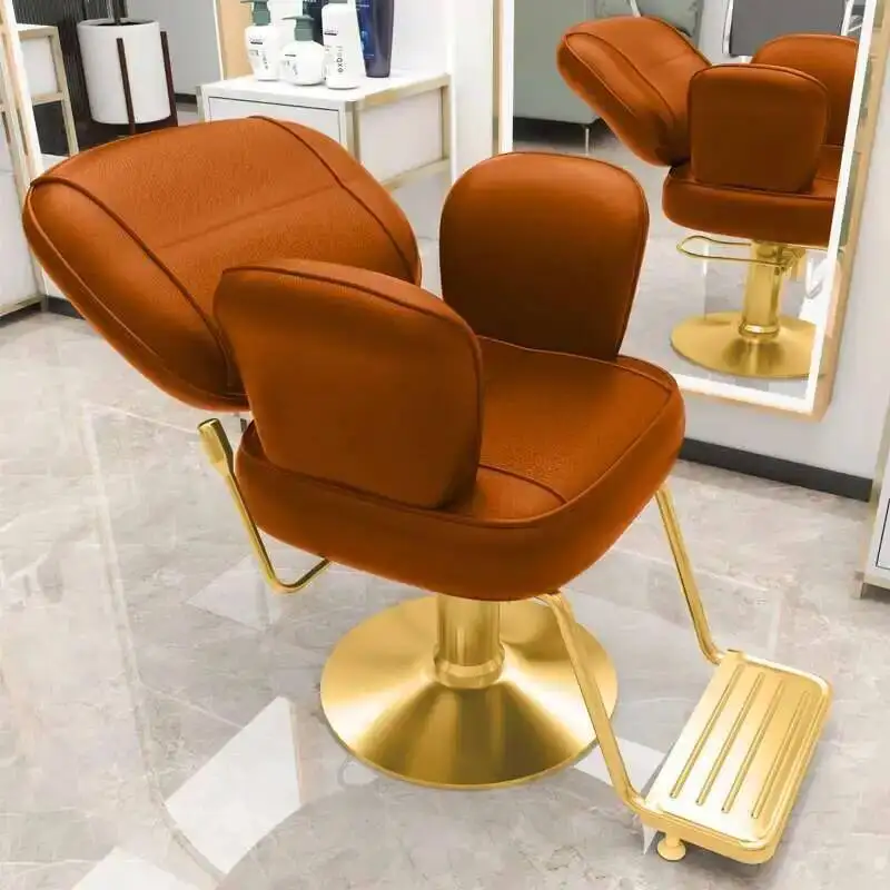 

Barbershop Salon Chair Barber Hydraulic Recline Barber Chairs Hair for Barbershop Salon Equipment Styling Commercial Furniture
