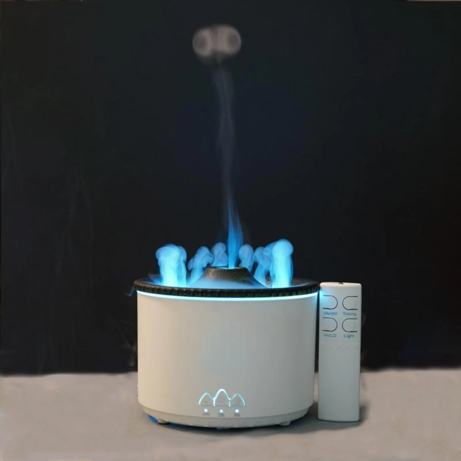 

Cute Portable 360ML Air Humidifier with Smoke Ring Night Light Lamp - Mini Fragrance Diffuser - Perfect Essential Oil Diffuser f