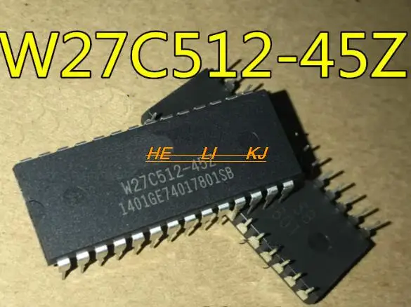 Free shipping  10 pcs W27C512P-45Z W27C512P-45 W27C512P PLCC32