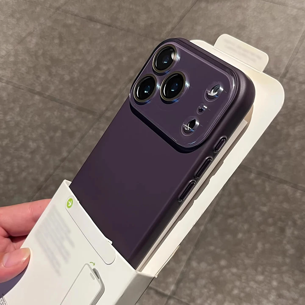 Luxuriöse Glas-Kamera-Handyhülle für iPhone 18 17 15 14 13 16 Pro Max 18Pro 17Pro Matte Hüllen für iPhone17 18 Pro Max Harte PC-Rückabdeckung – Detail 10
