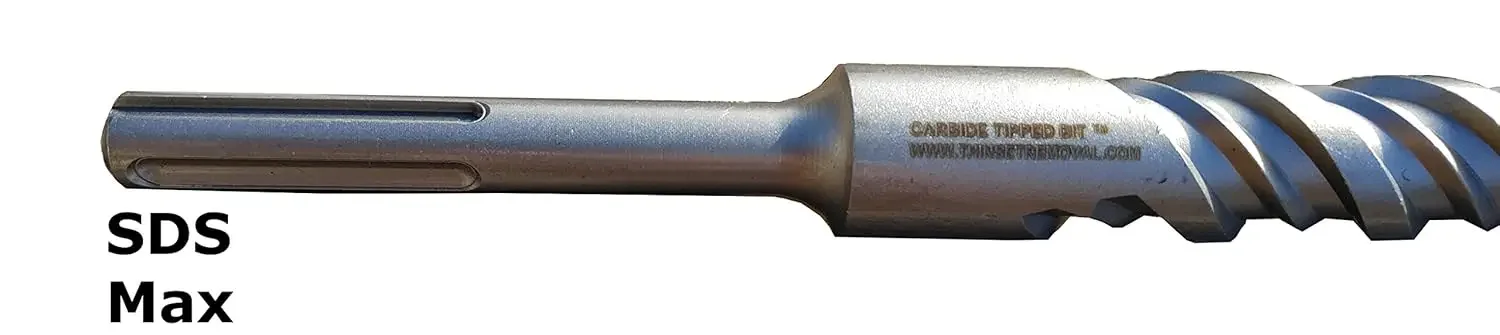 Carbide Tipped Masonry Drill Bit Set, SDS Max!!!