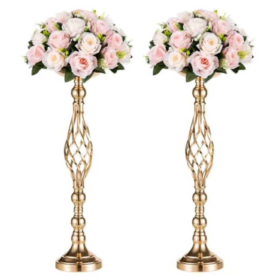 

Veratie eta Fower Arrangeent tand and Piar Cande Hoder et for Wedding Party Dinner Centerpiece Event Retaurant Hote Decoration