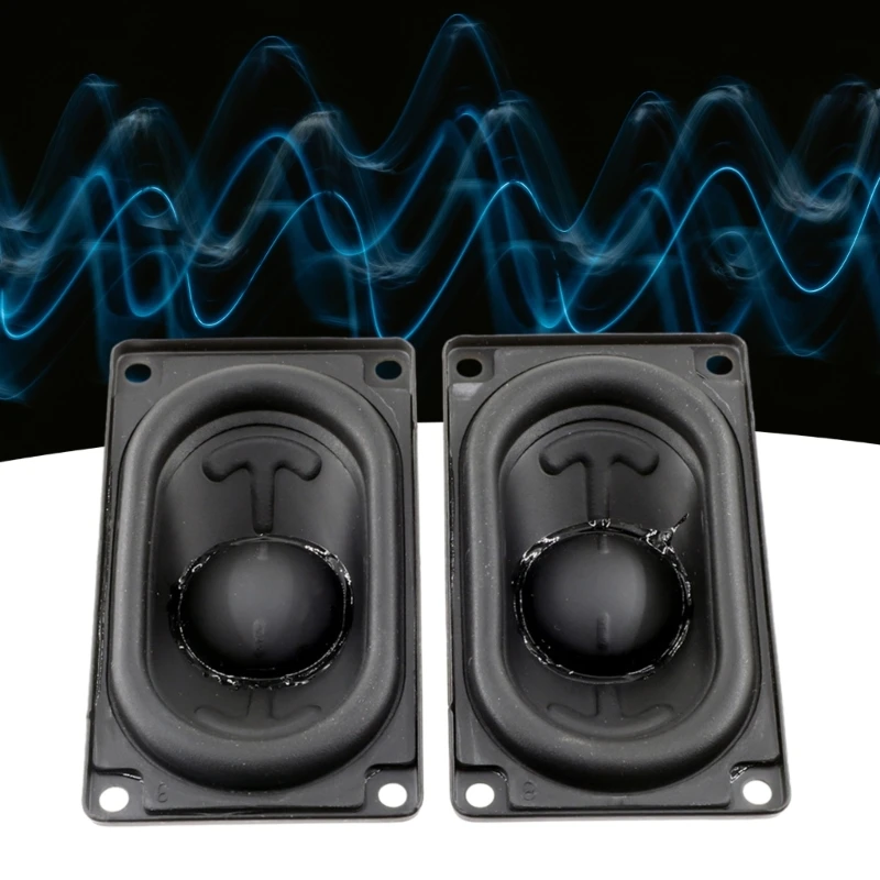 Altavoz rectangular 4Ω y 20W, altavoz rectangular 80x45mm, altavoz con imán interno para altavoz compatible con