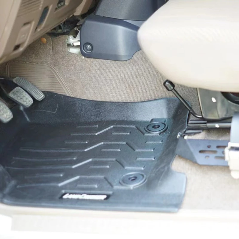 Car Floor Mat For Toy ota LC76 Land Cruiser Carpet Water Proof Mats FJ76 Cruiser Accessories Interior Modification