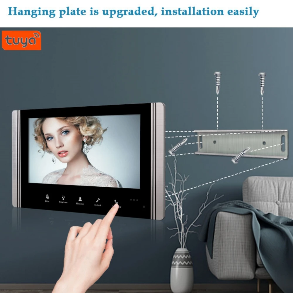 Tuya Smart WIFI Video Intercom In Private House Interphone Doorbell Camera Outdoor Security Protecting Intercoms System for Home