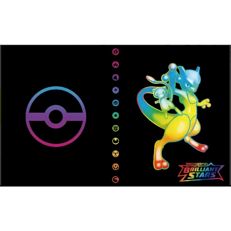 2024 240Pcs Card Book Laser Charizards Squirtle Holder Binder Collections Folder Anime Card Protector Notebook Pokemones Album