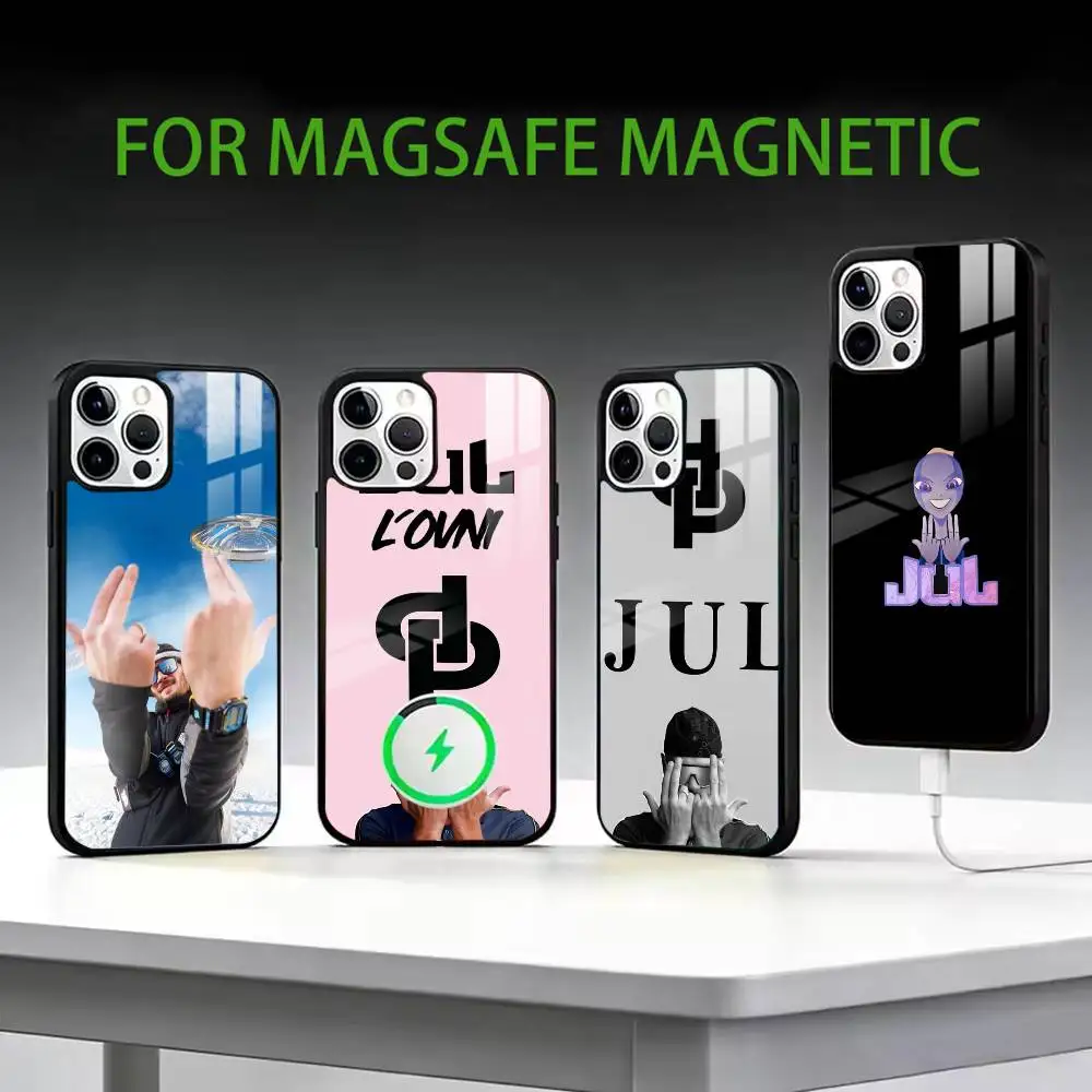 

Cool f-France J-Jul Rapper Phone Case For iPhone17,16,15,14,13,12,11 Plus,Pro Max Magnetic For Magsafe Wireless Charging
