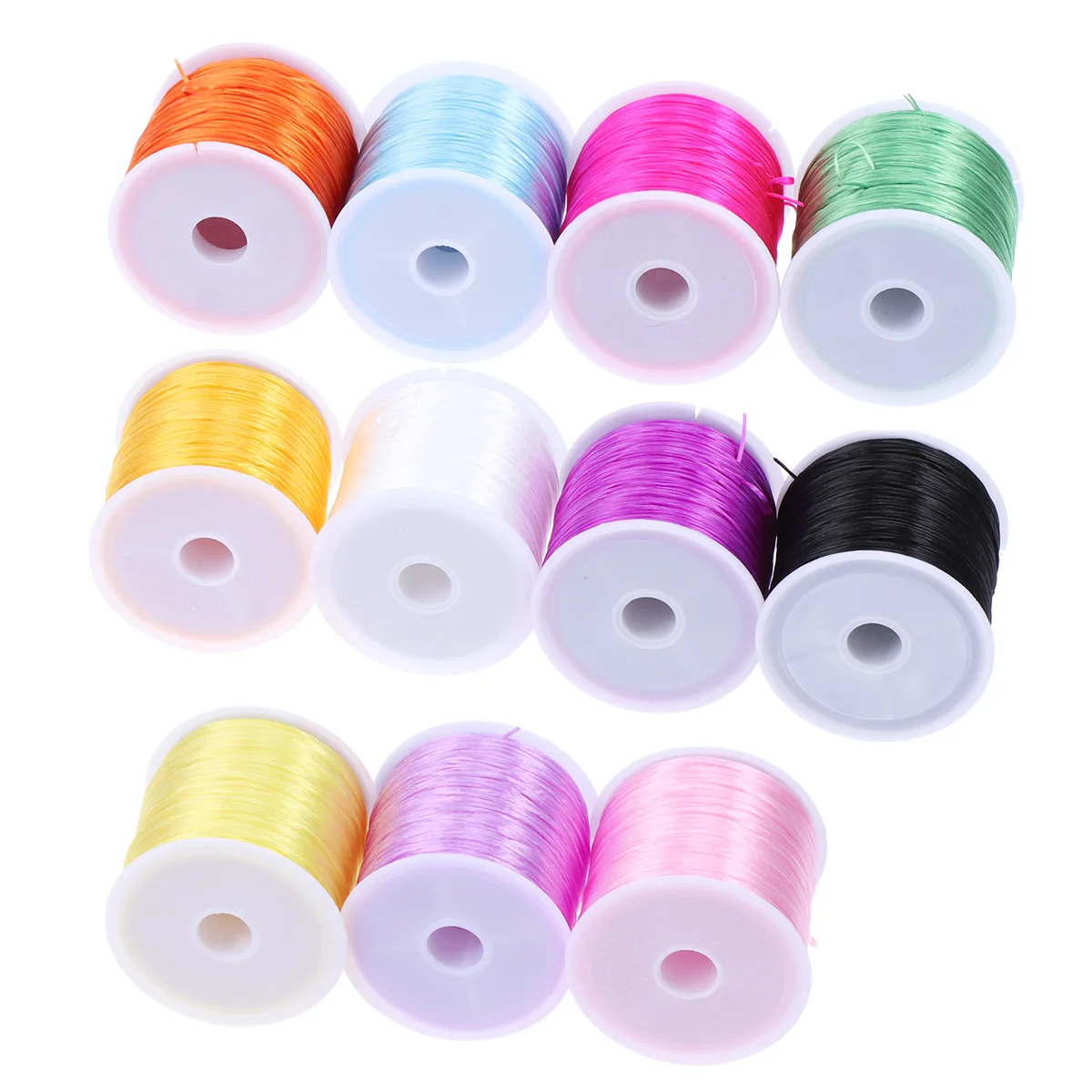 

11 Pcs Bracelet Beaded Kit Elastic Rope Jewelry Thread Prayer Beads