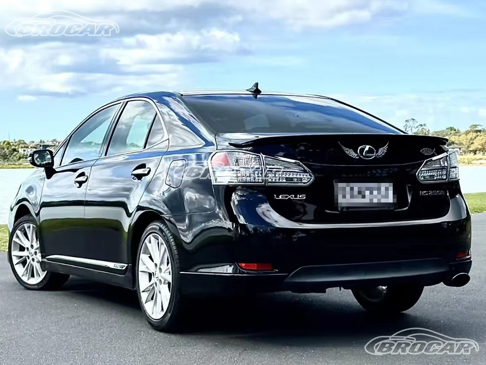 For 2009--2018 Lexus HS250h GEN 1 ANF10 Factory Style High-Quality ABS Plastic Gloss Black Rear Spoiler Trunk Boot Wing Spoiler