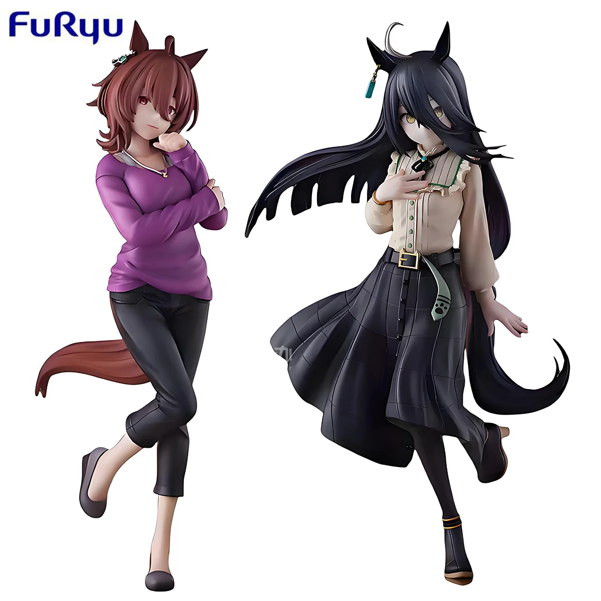 الأصلي Furyu Trio-Try-iT Umamusume: جميلة ديربي مانهاتن مقهى أغنيس تاشيون 21 سنتيمتر البلاستيكية عمل أنيمي نموذج لجسم تحصيل