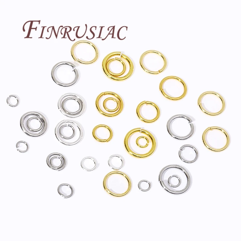 20–200 Stück 3–8 mm vergoldete Spaltringe, offene Biegeringe, Verbinder für DIY-Schmuckherstellung, Verbindungsringe – Detail 9