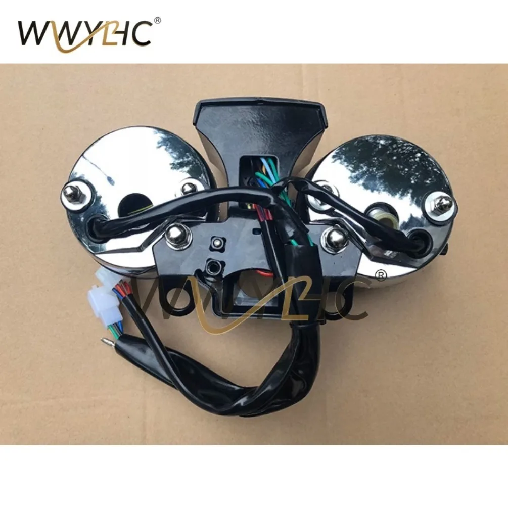 Motorcycle Instruent Tachometer Speedometer for  CM125  SDH125 125cc 1/2 Cables Tacho Speed Meter Clock Assembly