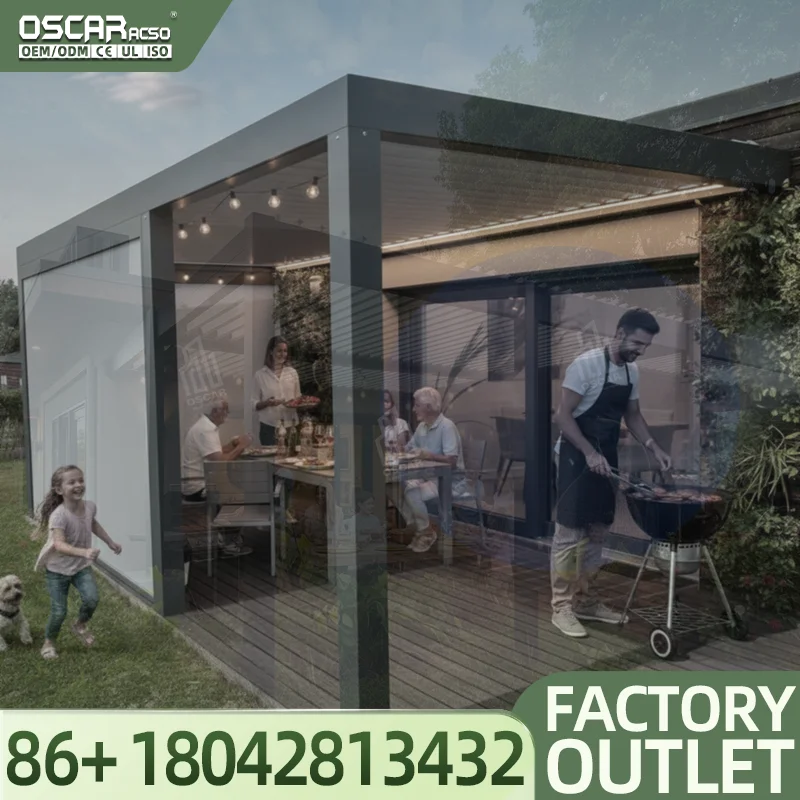 Customized  Sizes 3x45m 5x10 10x8 12x14 14x16 13x26 Powder Coated Frame Pressure Treated Wood Pavilion Gazebo for Garden Backyar