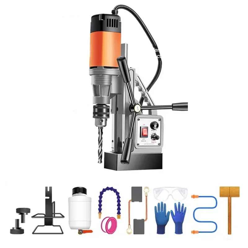 

For Portable Industrial Grade Magnetic Drilling Rig Magnetic Drill Press Electric Mag Bench Tapping Drilling Rig Machine For