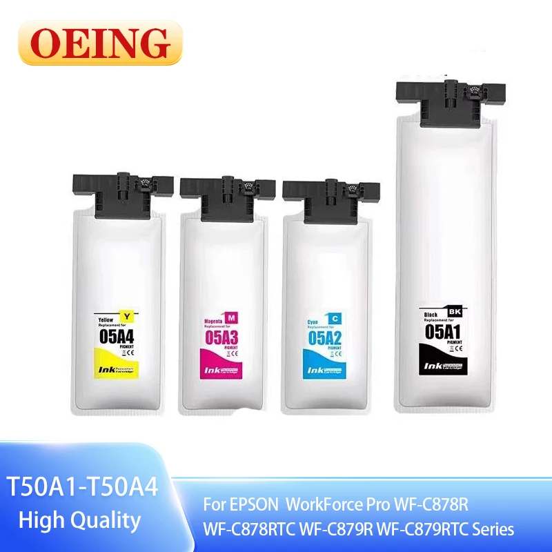 T05A T05A1 T05A2 T05A3 T05A4 Compatible Ink Bag Cartridge for Epson WorkForce Pro WF-C878R WF-C878RTC WF-C879R WF-C879RTC Series