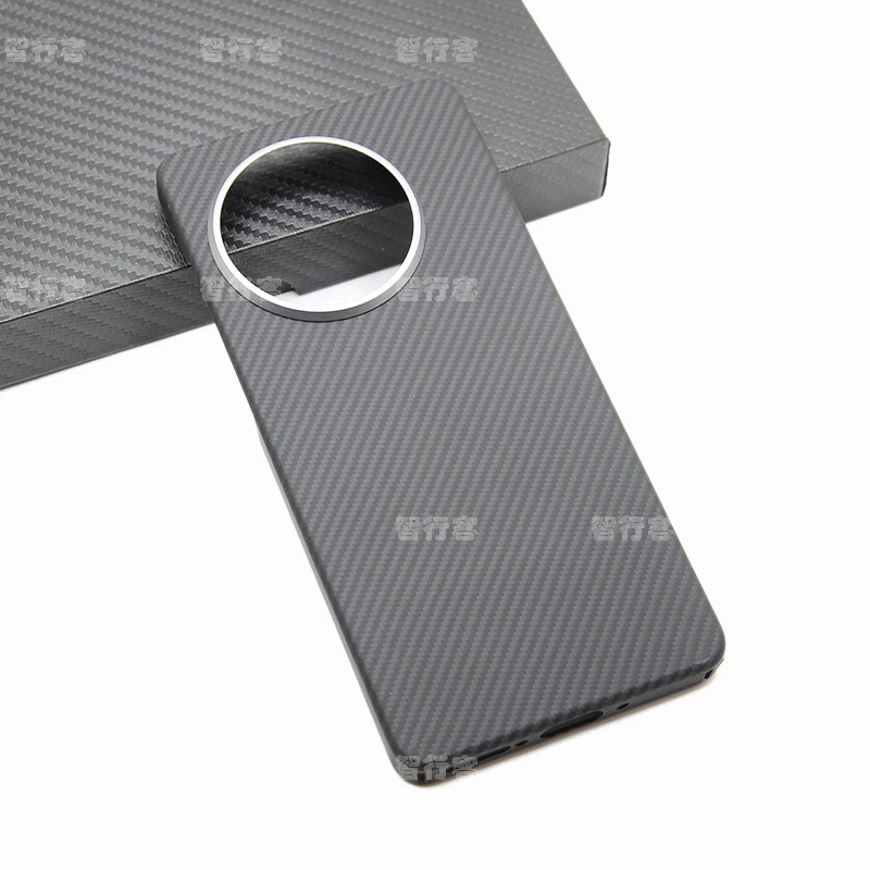 ZXKE-Carbon Fiber Case for OnePlus 13R ACE5 ACE5Pro Embedded Iron Sheet, Magnetic Car Support, Magsafe, 600D Aramid Fiber Shell