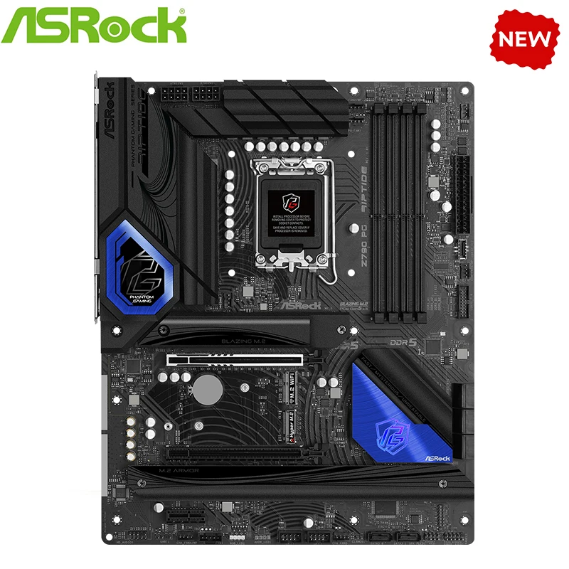 NEW Z790 For ASEOCK  Z790 PG RIPTIDE DDR5 Original Desktop For Intel Z790 Motherboard LGA 1700 Support 13900KF 13700K