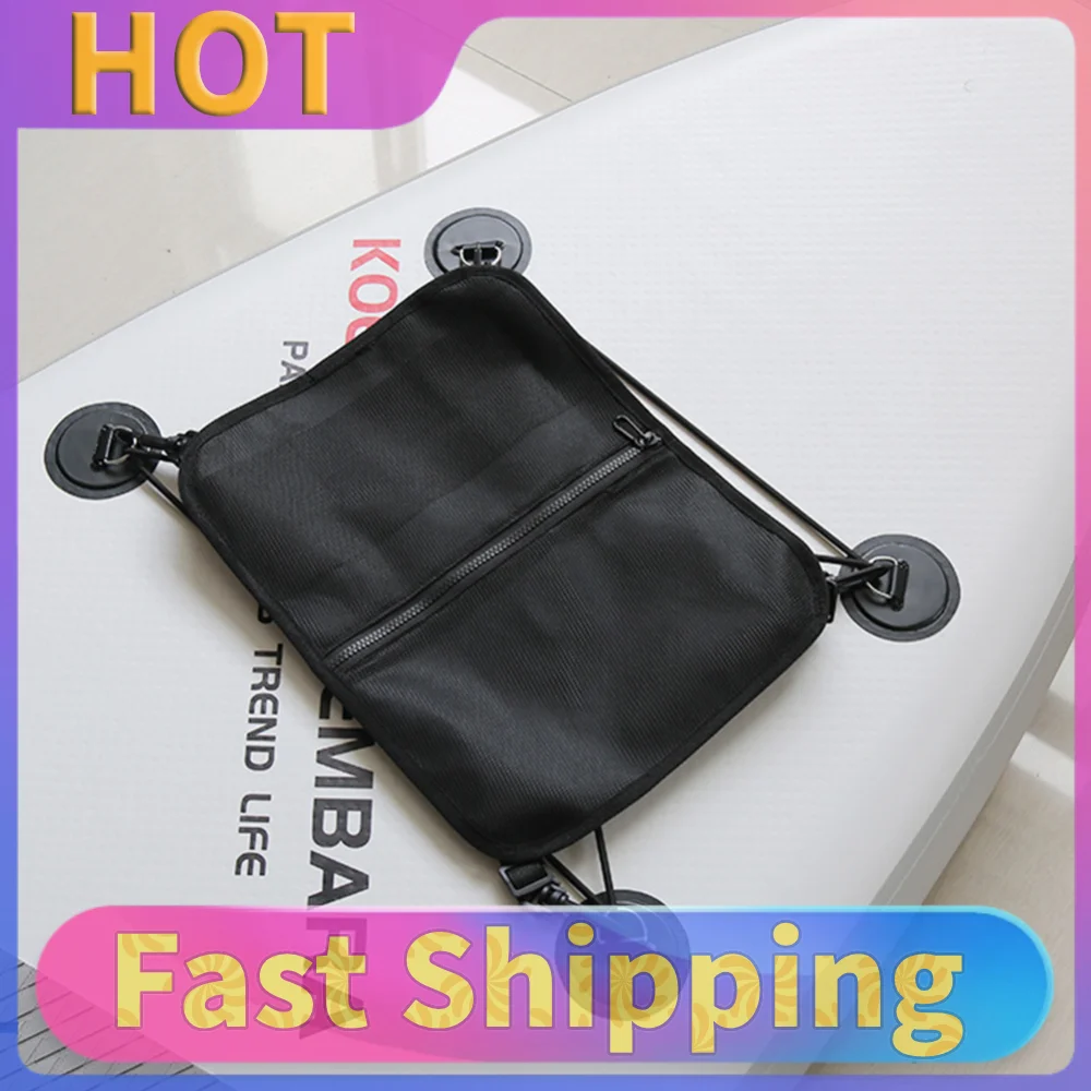 Stand Up Paddle Board Deck Bag PU Surfboard Mesh Bag Wasserdicht mit verstellbarer und fester Schnalle Outdoor-Surf-Zubehör
