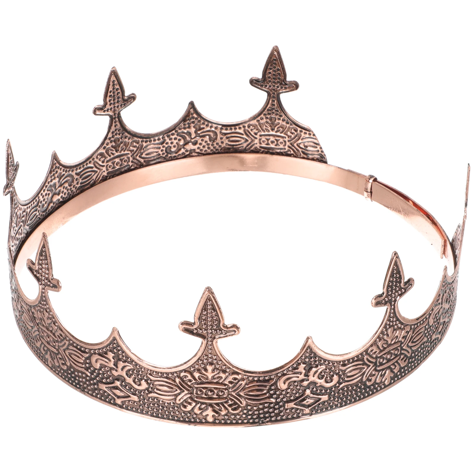 

Retro Mens Crown Hair Halloween Costume Elegant Crown Headdress Bride Decor Delicate Crowns Headgear Prop Hair