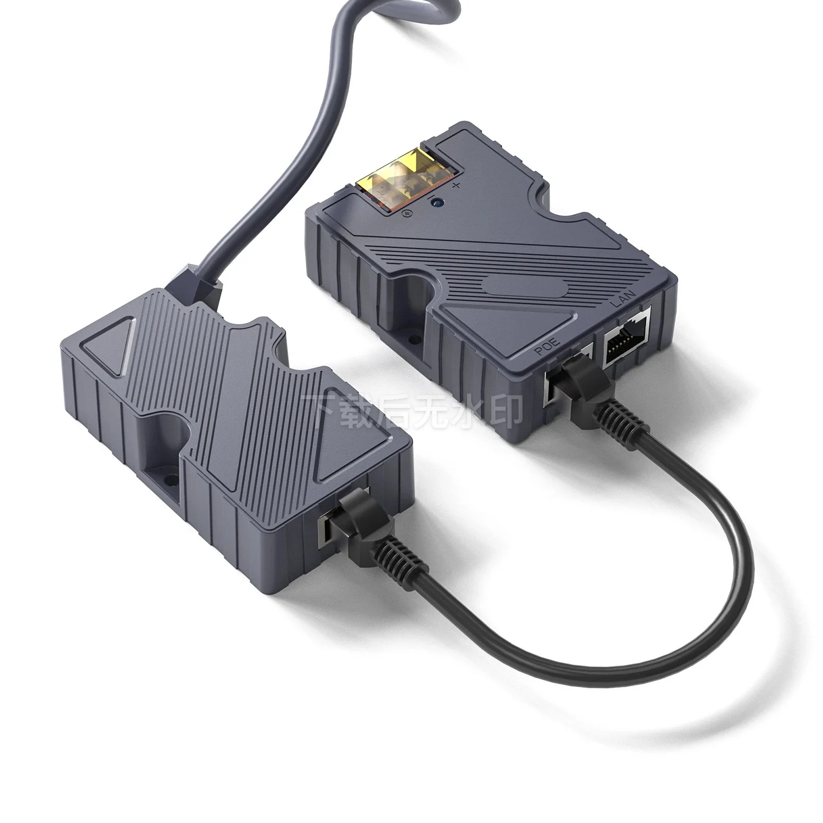 

Waterproof GigE POE Signal Amplifier Stable 48V High Power Outdoor Network Power Extension Adapter