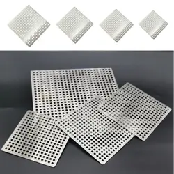 Stainless Steel Floor Drains Net Cover Square Drain Hole Shower Hair Catcher Filter Stopper Kitchen Bathroom Hardware Parts