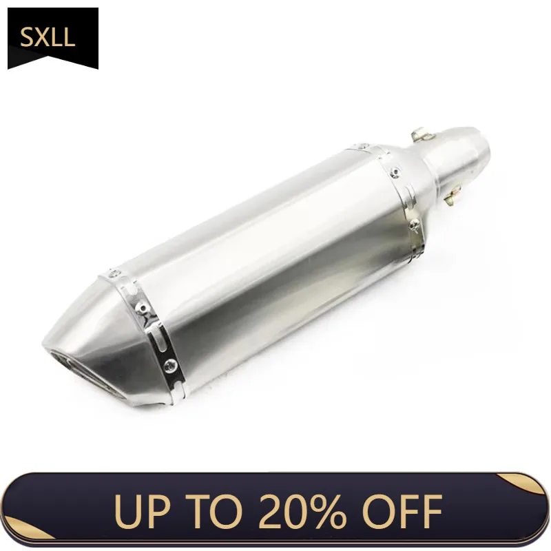 

SXLL Universal 51mm motorcycle exhaust pipe motorcycle off-road exhaust muffler DB scooter pit bicycle dirt R1 R3 R6 ER6N CBR250