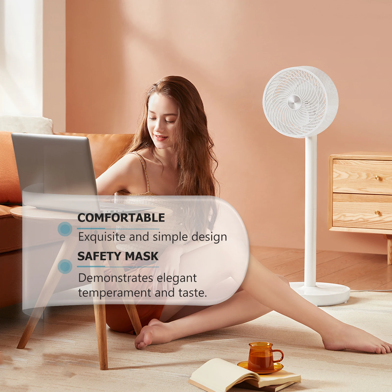 

2Pcs Electric Fan Safety Mesh Protector Childproof Guard Washable Floor Fan Protective Cover Easy for Home