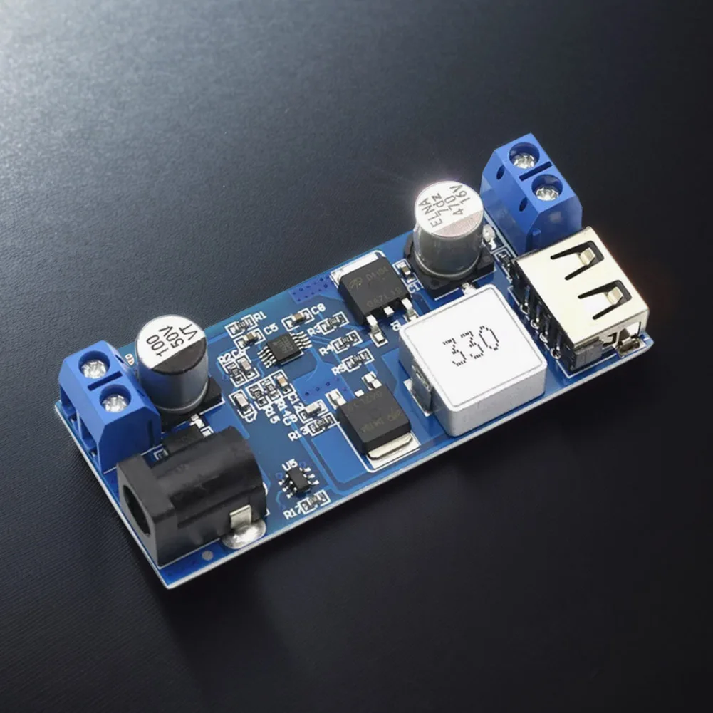 DC-DC 24V/12V To 5V 5A Step Down Power Supply Buck Converter Adjustable Power Buck Module USB Step-down Power Supply Module