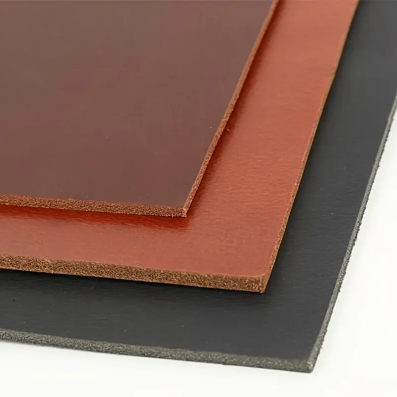 3mm brown black stiff imported top layer cowhide vegetable tanned leather table cushion scabbard handmade DIY motorcycle shoulde