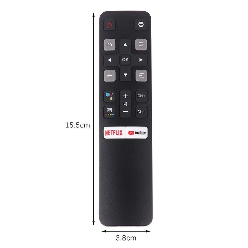 1 Pc RC802V Infrared Remote Controller for TCL Smart TVs Compatible with FMR1 FMR2 FLR1 FUR5 FUR7 FUR6 Models