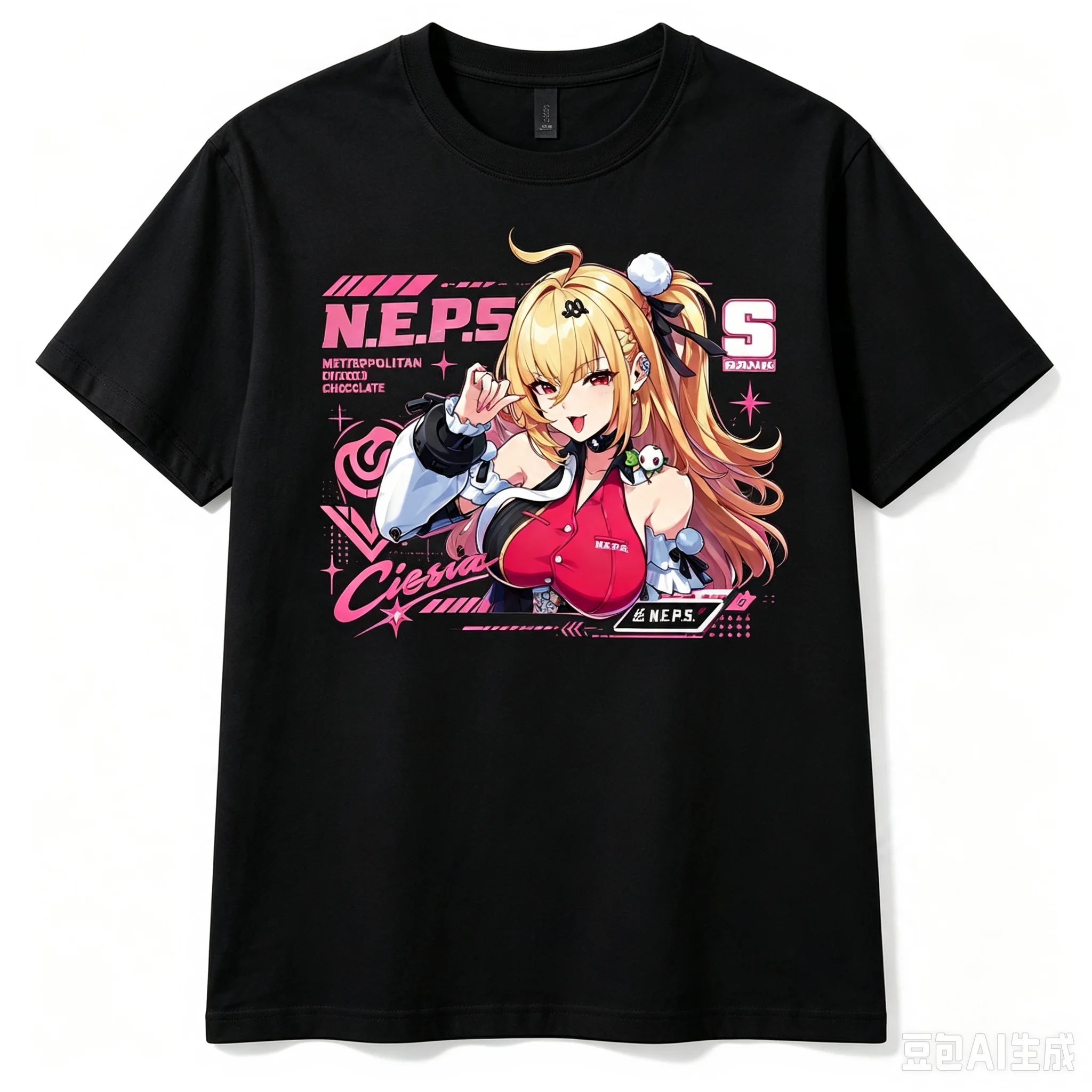 Zenless Zone Zero Cissia Character Print Cotton TShirt, Unisex Casual Streetwear Pullover Sweatshirt